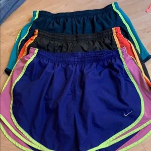 3 pairs of Nike Running shorts